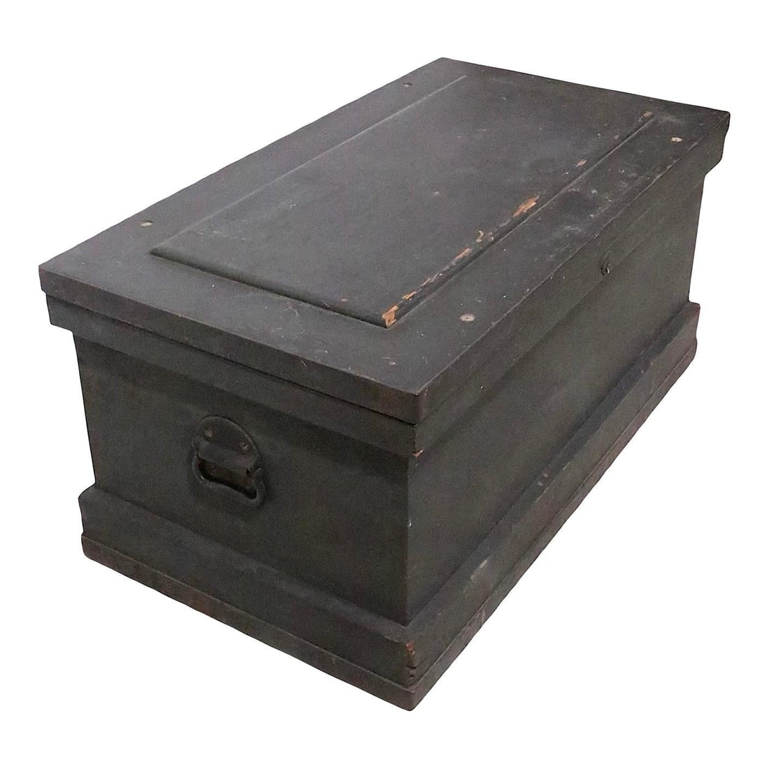 Antique Wood Carpenter's Trunk with Interior Drawers and Tool Inserts (1 of 10)