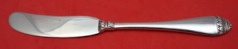 Buccellati French Empire Sterling Silver Butter Spreader 6 1/4": Buccellati French Empire Sterling Silver Butter Spreader 6 1/4" Experience the elegance of the French Empire pattern with this exquisite butter spreader from Buccellati. Crafted from high-quality ster