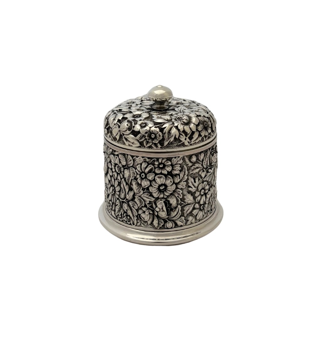 Dominick Haff Sterling Silver Repousse Besumim Holder Tea Caddy (1 of 3)