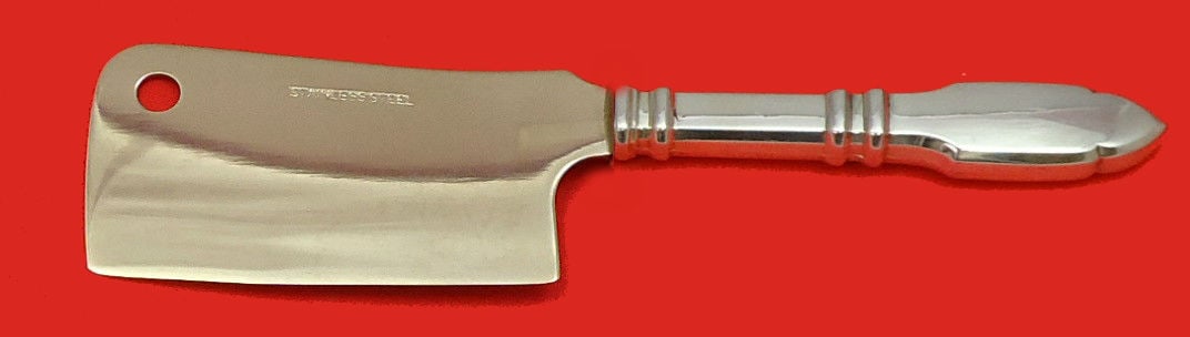 Robert Bruce by Graff W&D Sterling Silver Cheese Cleaver Custom 6.5": Robert Bruce by Graff W&D Sterling Silver Cheese Cleaver Custom 6.5" Introducing the exquisite Robert Bruce Cheese Cleaver by Graff W & D, a fine example of custom craftsmanship. This cleaver features