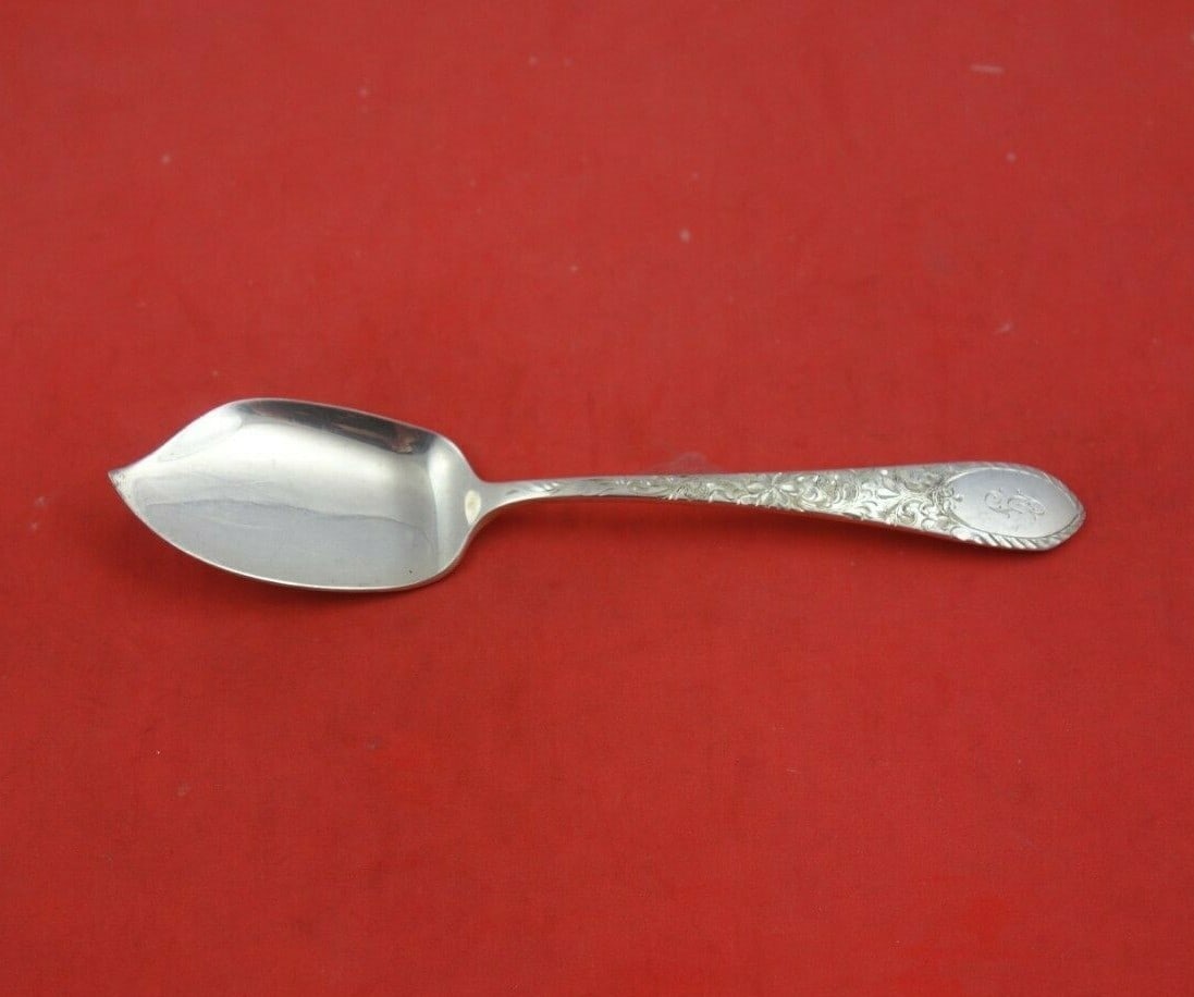 Gorham Colonial Engraved Sterling Silver Jelly Server 6 1/4 in (1 of 3)