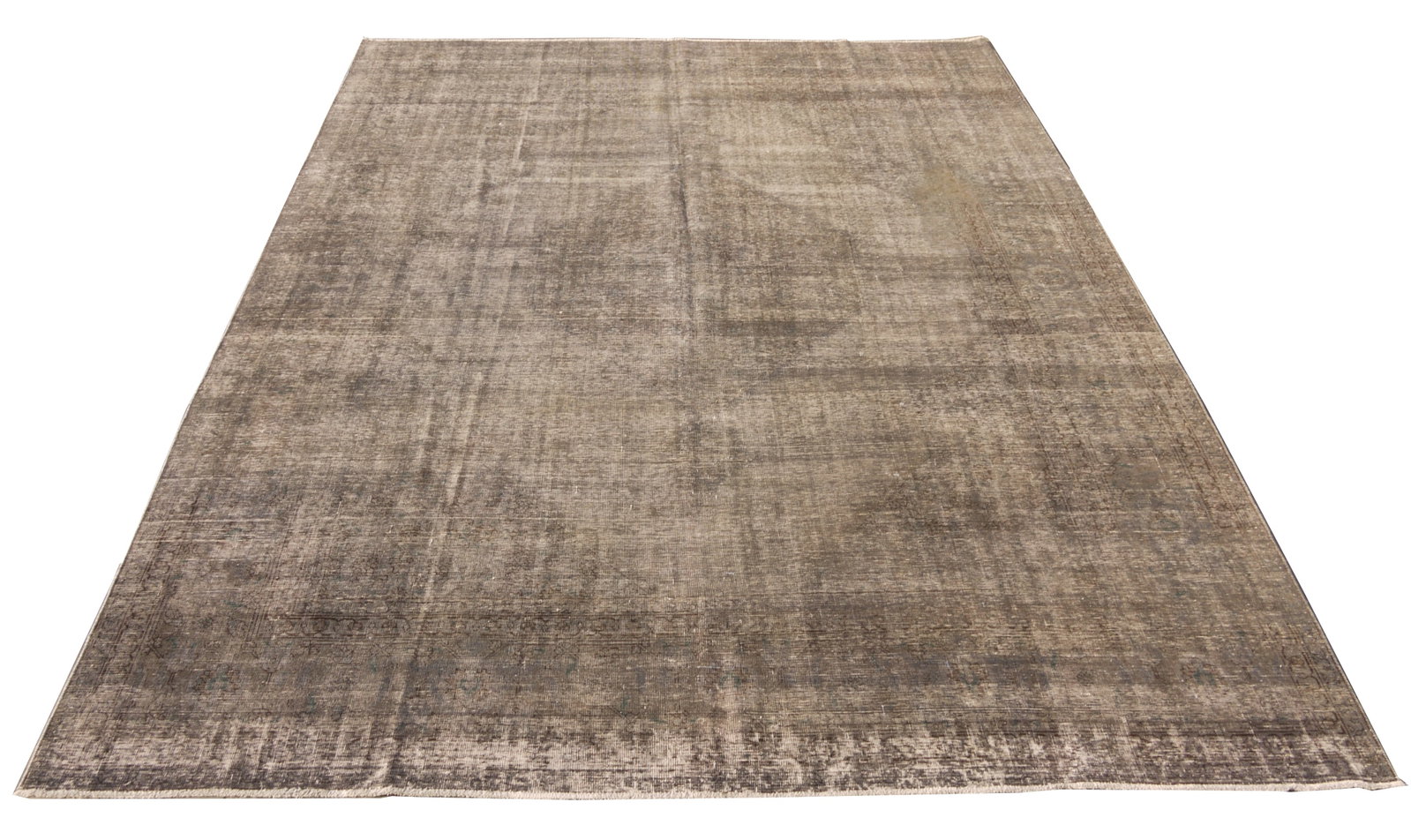 Hand-Knotted Vintage Persian Tabriz Carpet 9'11 x 12'10 Grey Brown: Hand-Knotted Vintage Persian Tabriz Carpet 9'11 x 12'10 Grey Brown Free continental US Shipping Enhance your living space with this exquisite Vintage Persian Tabriz Carpet, meticulously hand-knotted t