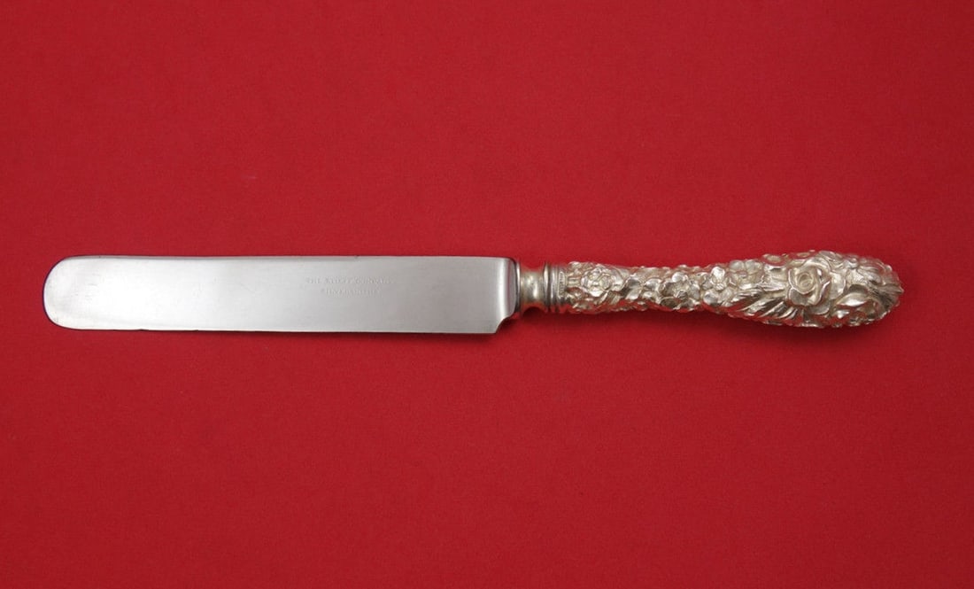 Stieff Princess Sterling Silver Knife Blunt Silverplated Blade 8.5" (1 of 1)