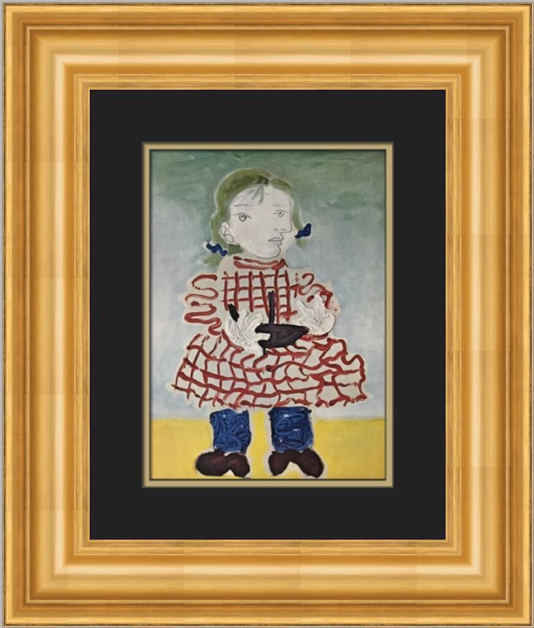Pablo Picasso Maya Custom Framed Print Abstract Cubism 1970 (1 of 2)