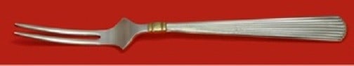 Reed and Barton Ashmont Gold Sterling Silver Spinach Fork 7 3/4 Custom: Reed and Barton Ashmont Gold Sterling Silver Spinach Fork 7 3/4 Custom This exquisite Ashmont Gold Spinach Fork by Reed and Barton is a classic serving piece crafted from high-quality sterling silver.