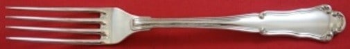 Zaramella Argenti Barocco Sterling Silver 8 1/4 Dinner Fork: Zaramella Argenti Barocco Sterling Silver 8 1/4 Dinner Fork A sterling silver dinner fork in the Barocco pattern by Zaramella Argenti. This pre-owned piece is not monogrammed and is described as being