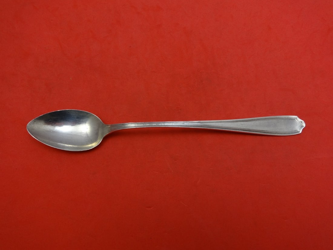 Alvin Maryland Sterling Silver Iced Tea Spoon 7 7/8 inches: Alvin Maryland Sterling Silver Iced Tea Spoon 7 7/8 inches This elegant iced tea spoon is from the Maryland pattern by Alvin, crafted from high-quality sterling silver. Measuring 7 7/8 inches in lengt