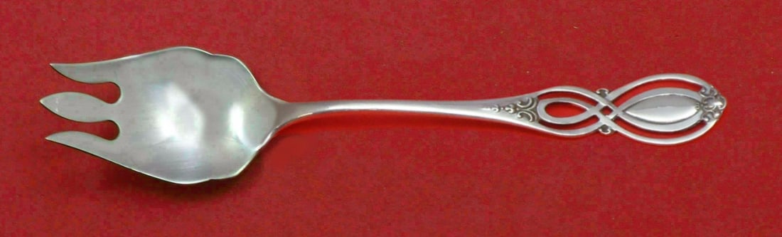 Alvin Chippendale Old Sterling Silver Cake Ice Cream Spork 5 3/4 (1 of 1)