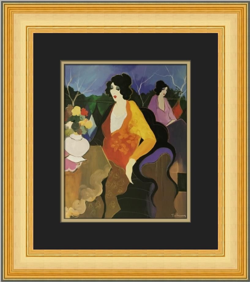 Itzchak Tarkay Eliosa Custom Framed Print 18 x 16 Portrait Art: Itzchak Tarkay Eliosa Custom Framed Print 18 x 16 Portrait Art This stunning custom framed print titled "Eliosa" by artist Itzchak Tarkay captures the essence of contemporary art. Created in 1979, thi