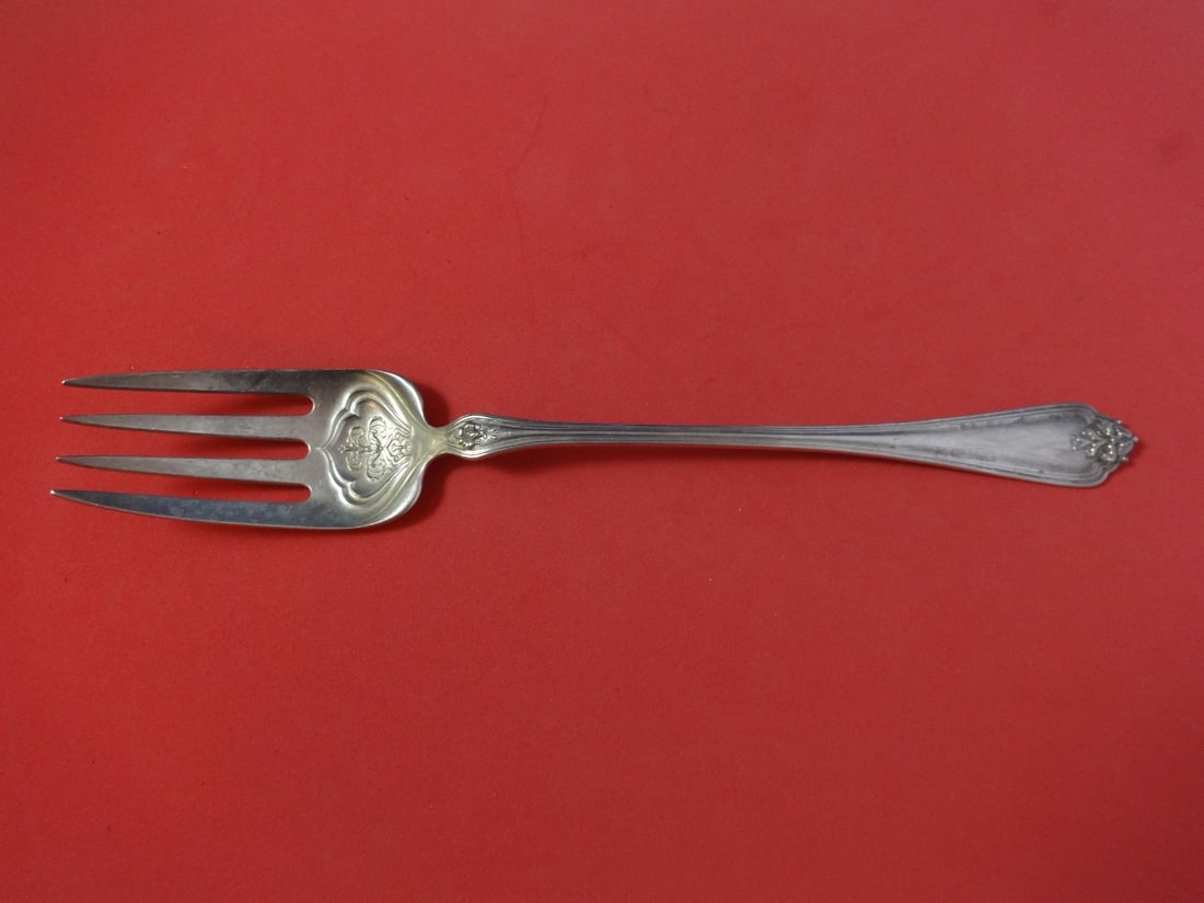 Whiting Duchess Sterling Silver 12 Inch Buffet Fork Serving Piece: Whiting Duchess Sterling Silver 12 Inch Buffet Fork Serving Piece This exquisite buffet fork from the Duchess pattern by Whiting is crafted from sterling silver, ensuring both beauty and durability. M