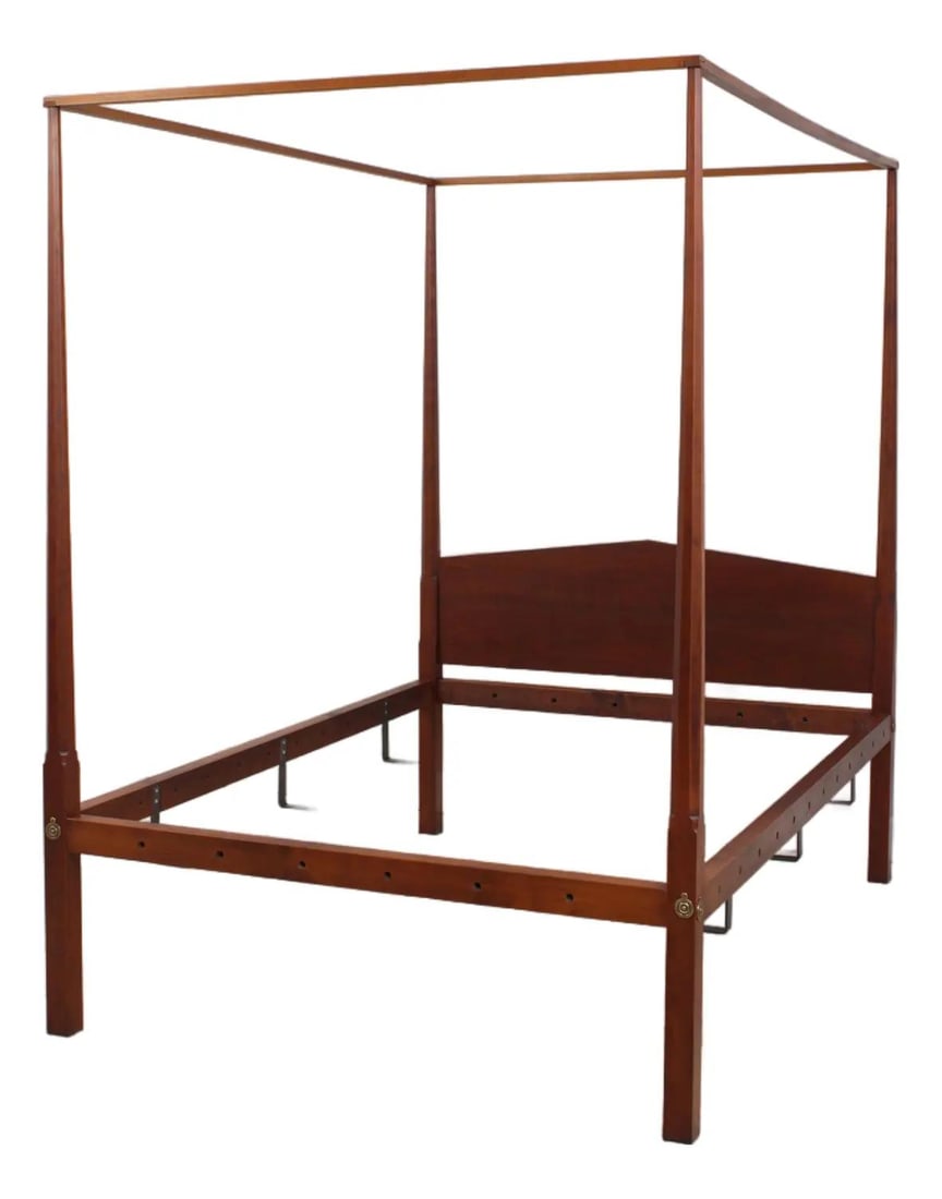Cherry rope style canopy bed full size by Eldred Wheeler (1 of 10)