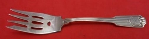 Gorham Spotswood Sterling Silver Dessert Fork Bar Pierced 6 Inch: Gorham Spotswood Sterling Silver Dessert Fork Bar Pierced 6 Inch Introducing the exquisite Spotswood dessert fork by Gorham, expertly crafted in sterling silver. This elegant piece features a bar pier