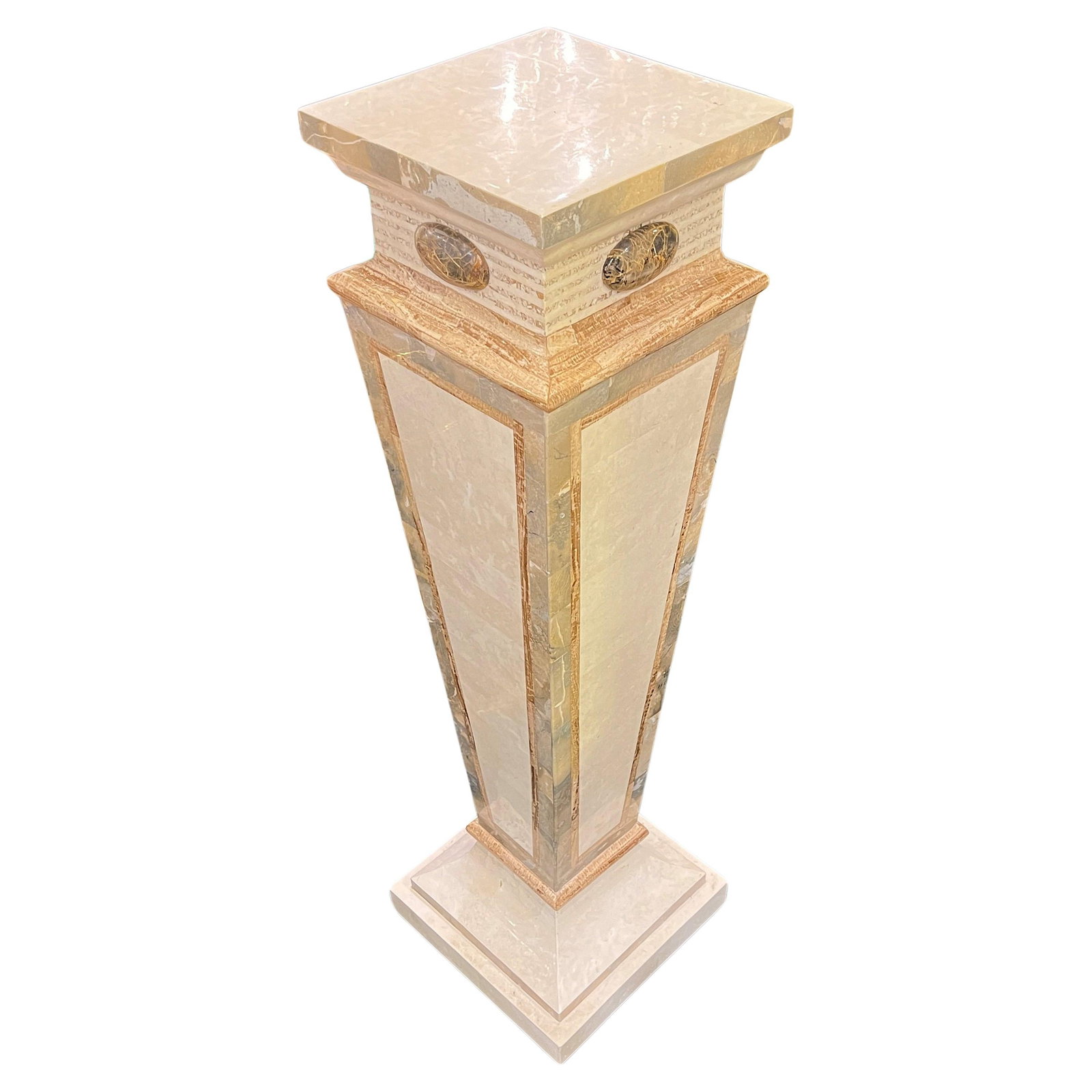 Stone Tessellated Pedestal from Late 20th Century (1 of 18)