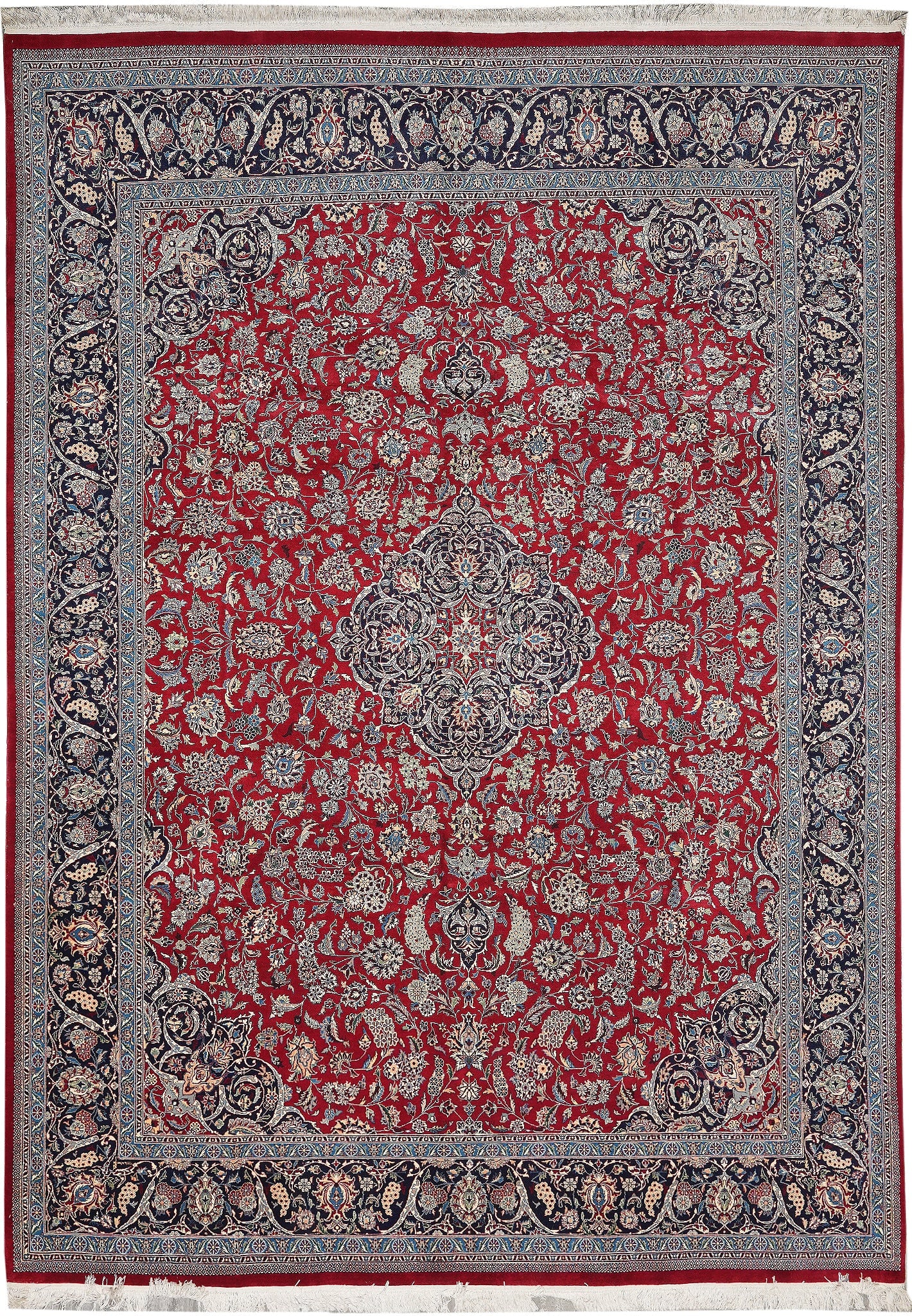 9 x 12.6 Pakistani Wool Silk Rug Red Black Fine Weave 200 Kpsi: 9 x 12.6 Pakistani Wool Silk Rug Red Black Fine Weave 200 Kpsi Free continental US Shipping This finely crafted Pakistani rug features a handmade construction using a premium blend of wool and silk. S