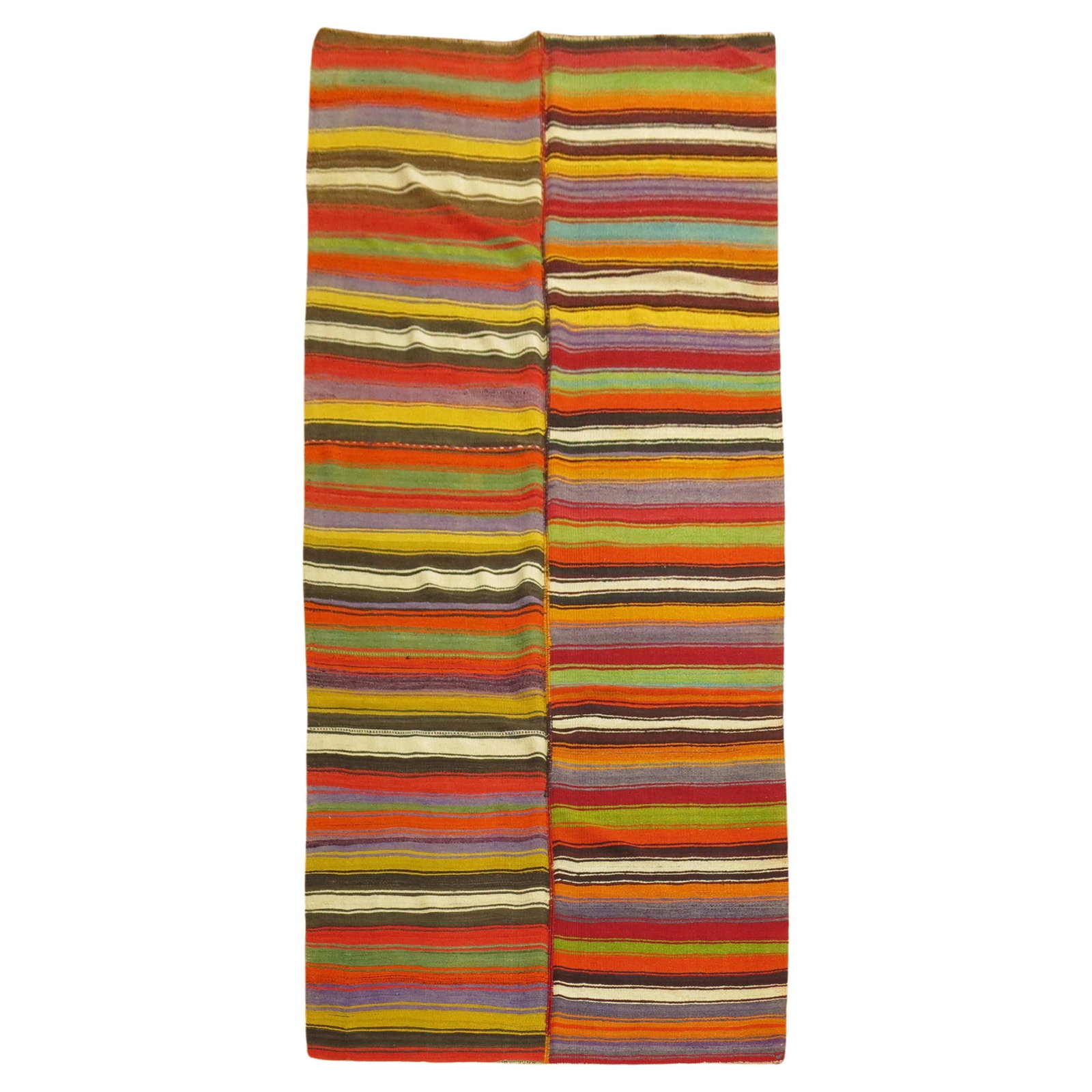 Zabihi Collection Wool Navajo Kilim Gallery Runner 65 x 140 in Turkey: Zabihi Collection Wool Navajo Kilim Gallery Runner 65 x 140 in Turkey Introduce a touch of elegance to your space with this stunning Zabihi Collection Kilim Gallery Runner. This exquisite piece showca