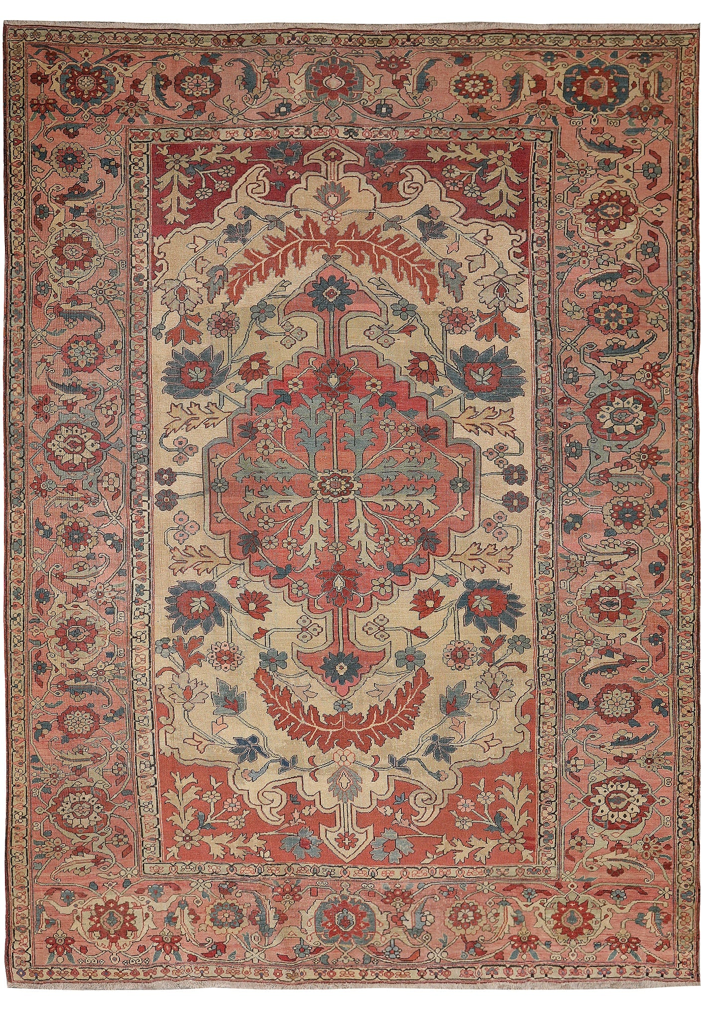 9 x 12 Authentic Original Persian Serapi Rug Iran 1930s (1 of 13)
