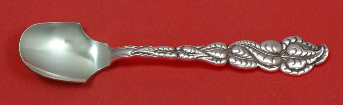 Tiffany and Co Ailanthus Sterling Silver Cheese Scoop Custom 5 3/4: Tiffany and Co Ailanthus Sterling Silver Cheese Scoop Custom 5 3/4 This exquisite cheese scoop, custom made by Tiffany and Co., features the elegant Ailanthus pattern and is crafted from high-quality 