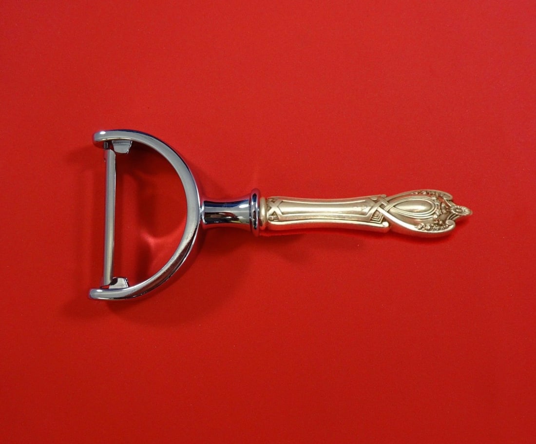 Lunt Monticello Sterling Silver Vegetable Peeler Custom Made 6 Inch (1 of 2)