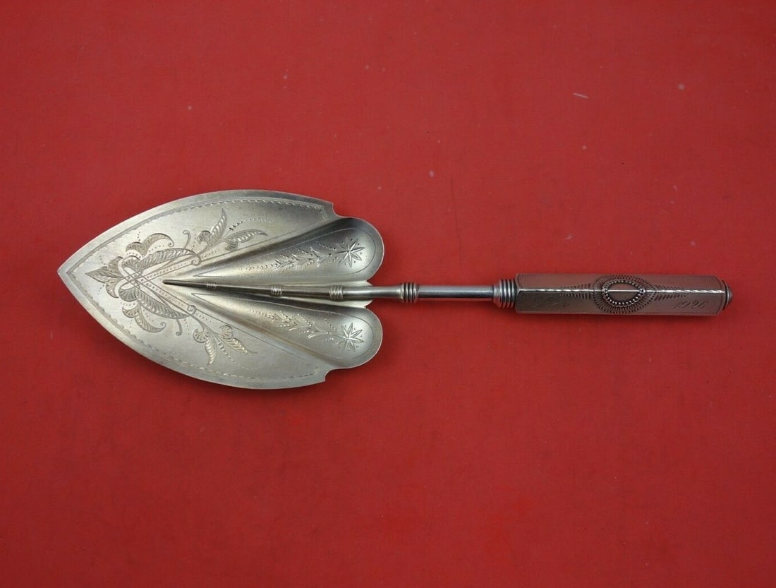 Gorham Hindoo Sterling Silver Pie Server Gold Washed 9 3/4 inches Silver Wedding Engraving (1 of 3)