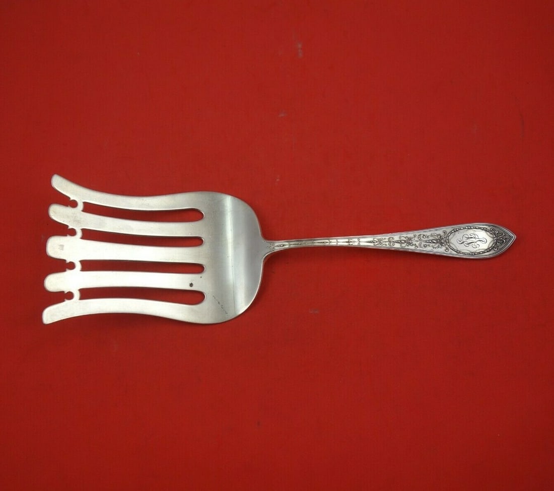 Whiting Sterling Silver 10 Inch Adam Pattern Asparagus Fork: Whiting Sterling Silver 10 Inch Adam Pattern Asparagus Fork This exquisite asparagus fork is crafted from sterling silver by Whiting, featuring the elegant Adam pattern. Measuring 10 inches in length,