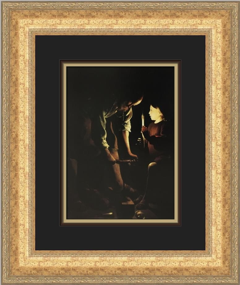 Henri Latour Saint Joseph the Carpenter Custom Framed Print 1982 Art (1 of 2)