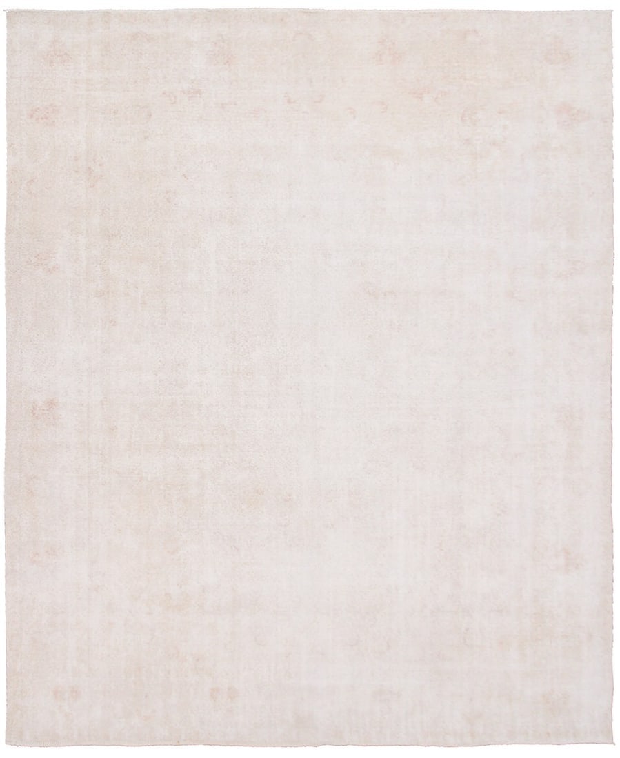 Antique Turkish Oushak Wool Rug 10x13 Ivory Floral Hand Knotted: Antique Turkish Oushak Wool Rug 10x13 Ivory Floral Hand Knotted This rare antique Turkish Oushak rug, dating to circa 1920, features a hand-knotted wool construction and a striking geometric and flora
