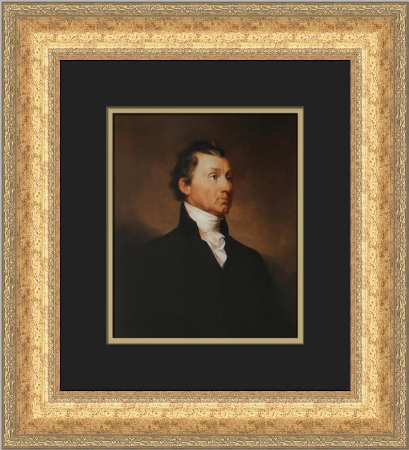 James Monroe Portrait Print by Samuel FB Morse Framed Artwork (1 of 2)