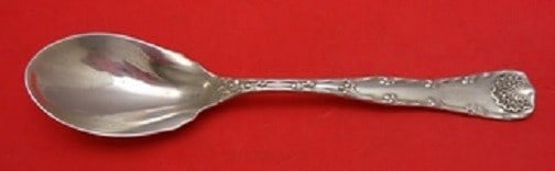 Tiffany & Co. Wave Edge Sterling Silver Ice Cream Spoon 6 1/8": Tiffany & Co. Wave Edge Sterling Silver Ice Cream Spoon 6 1/8" Indulge in a touch of elegance with this exquisite Wave Edge ice cream spoon by Tiffany & Co. Crafted from high-quality sterling silver, 