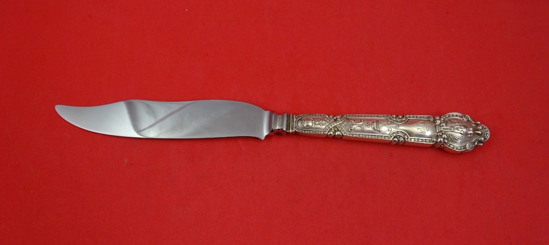 Renaissance Pattern Sterling Silver Fish Knife by Tiffany & Co. 8 3/4 Inch: Renaissance Pattern Sterling Silver Fish Knife by Tiffany & Co. 8 3/4 Inch This Renaissance pattern fish knife by Tiffany & Co. features a sterling silver hollow handle and a stainless steel blade. Th