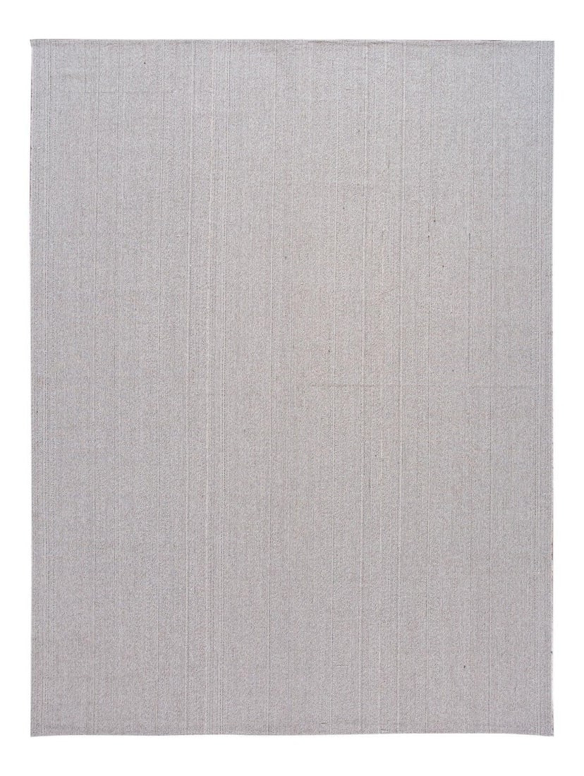 Mid-20th Century Wool Flat-Weave Rug Gray 10' x 13'3 (1 of 10)
