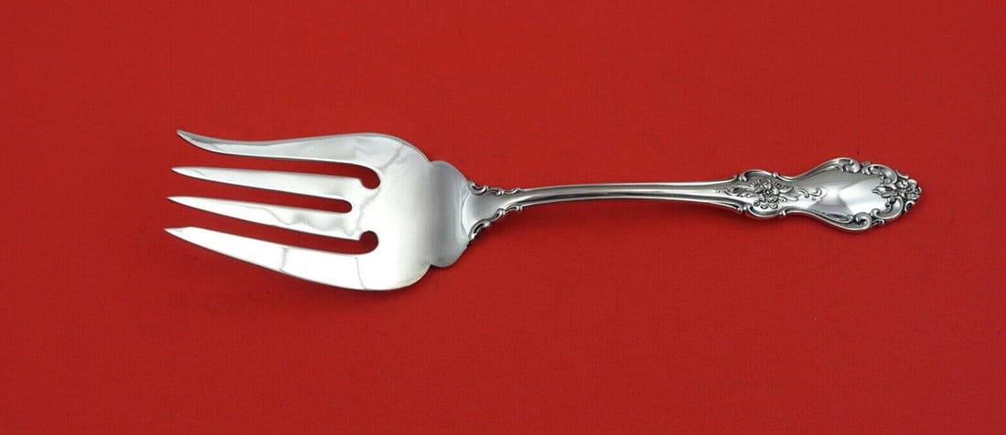 Reed & Barton Old Virginia Sterling Silver Cold Meat Fork 8.5" (1 of 2)