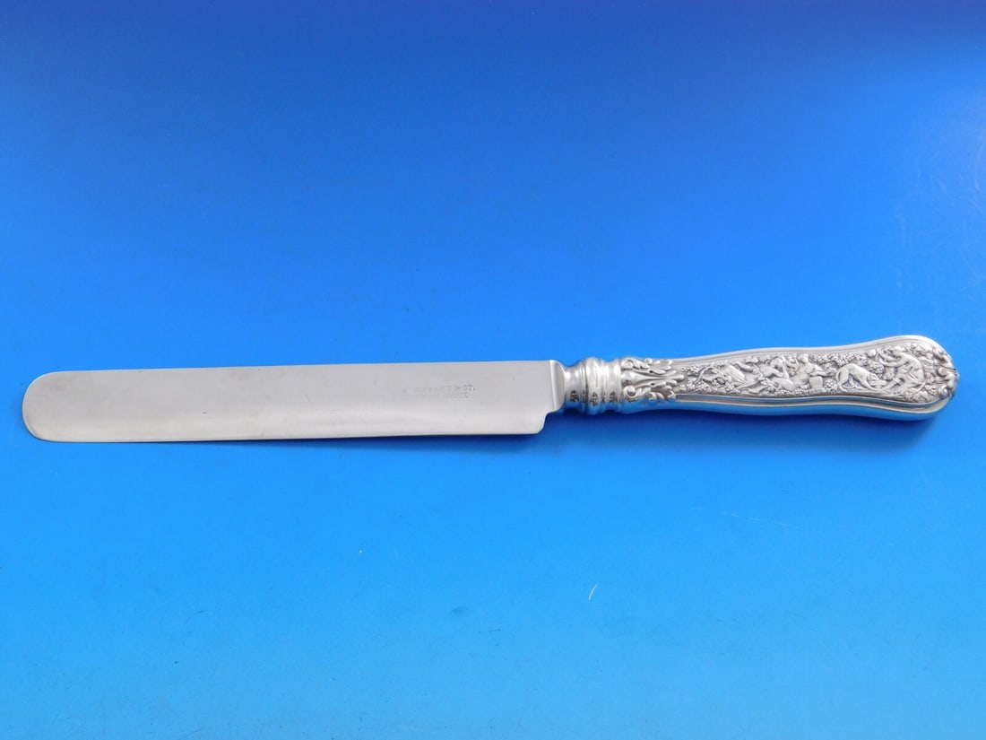 Tiffany & Co Olympian Sterling Silver Banquet Knife 10 1/2 inches (1 of 4)