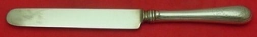 Gorham Jefferson Sterling Silver Dinner Knife 9 3/4" Monogrammed: Gorham Jefferson Sterling Silver Dinner Knife 9 3/4" Monogrammed Elevate your dining experience with this elegant dinner knife from the Jefferson pattern by Gorham. Crafted from high-quality sterling 