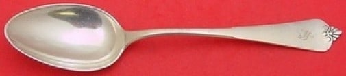 Gorham Fleur De Lis Sterling Silver Serving Spoon 8 5/8" Monogrammed: Gorham Fleur De Lis Sterling Silver Serving Spoon 8 5/8" Monogrammed This exquisite serving spoon from the renowned Gorham brand features the elegant Fleur De Lis pattern. Crafted from high-quality st