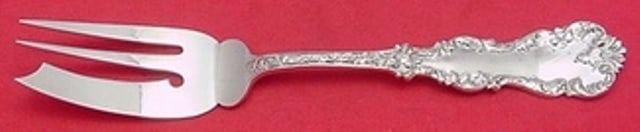 Peter L. Krider Sterling Silver Krider #1 3-Tine Fish Fork 6 3/4" (1 of 2)