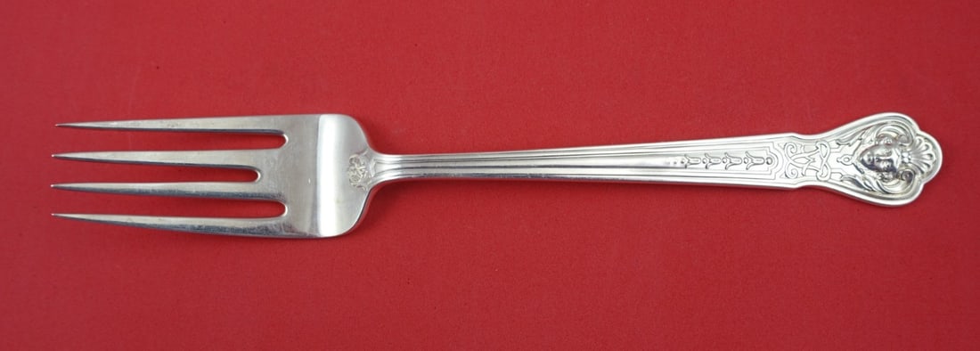 Tiffany and Co AJ Fuller Custom Sterling Silver Cold Meat Fork 8 5/8": Tiffany and Co AJ Fuller Custom Sterling Silver Cold Meat Fork 8 5/8" This exquisite serving fork features the AJ Fuller Custom Pattern by Tiffany and Co., crafted from high-quality sterling silver. M