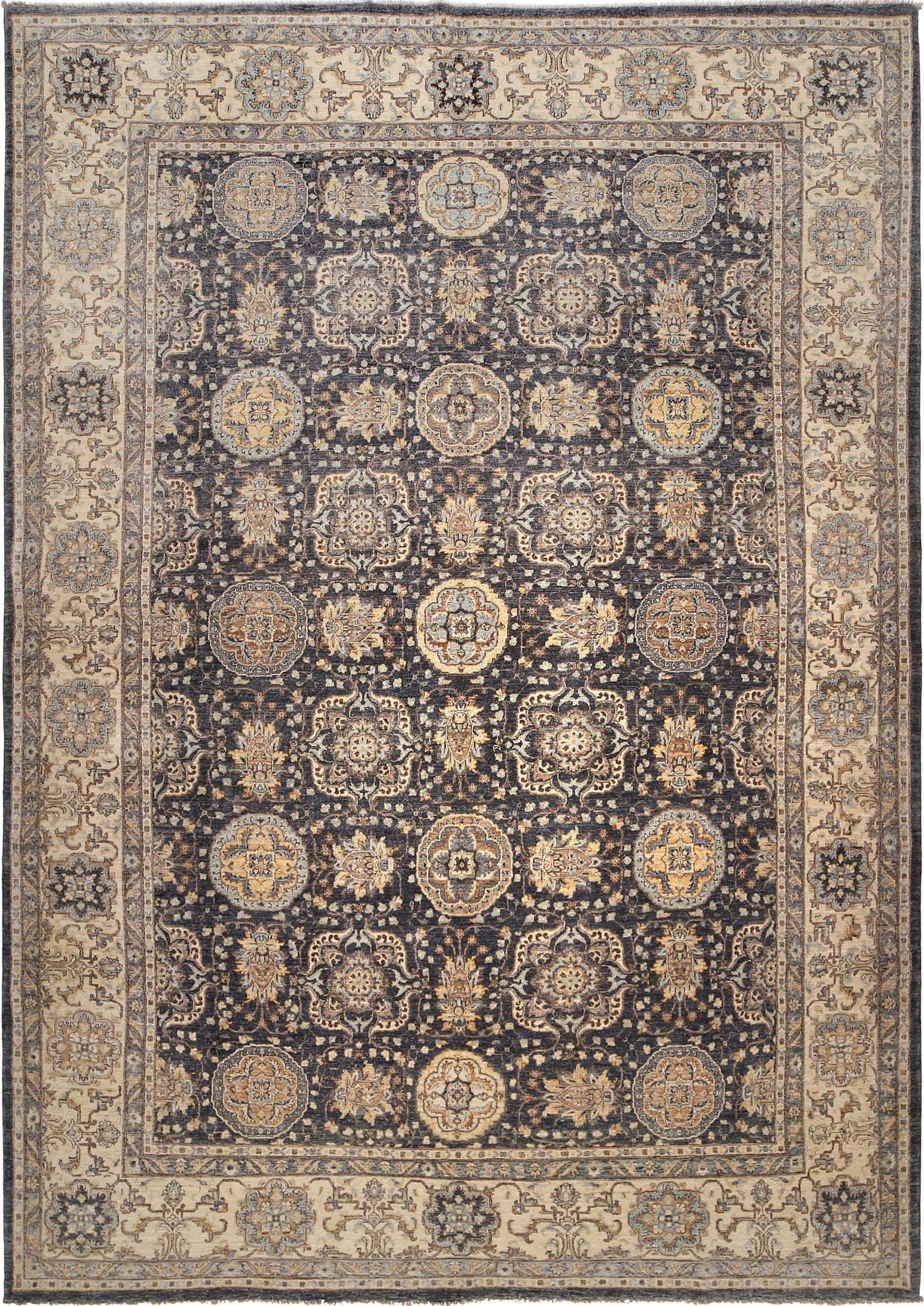 Handcrafted 9 x 13.8 Super Kazak Wool Area Rug from Pakistan: Handcrafted 9 x 13.8 Super Kazak Wool Area Rug from Pakistan Free continental US Shipping Transform your space with the exquisite 9 x 13.8 Super Kazak Area Rug, a stunning blend of vibrant colors and 