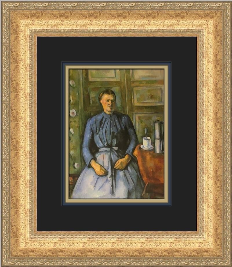Paul Cezanne The Woman with the Coffee Pot Custom Framed Print 1981 (1 of 2)