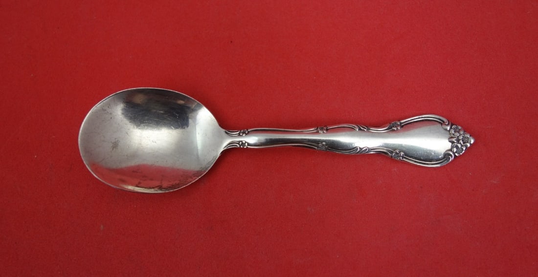 Gorham Rose Tiara Sterling Silver Baby Spoon 4 3/8: Gorham Rose Tiara Sterling Silver Baby Spoon 4 3/8 This is a sterling silver baby spoon in the Rose Tiara pattern by Gorham. Measuring 4 3/8 inches in length, this piece was crafted in the United Stat