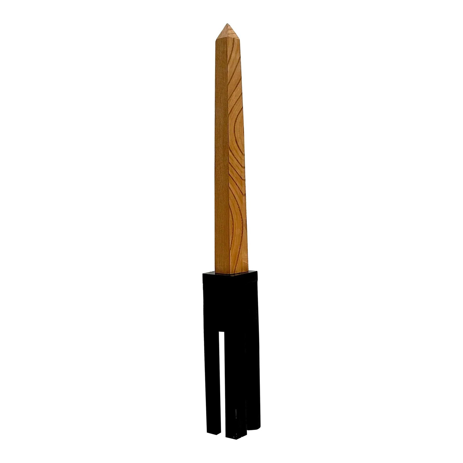 Vintage Boho Wood Grain Obelisk 78.25 Tall Eclectic Decor: Vintage Boho Wood Grain Obelisk 78.25 Tall Eclectic Decor Add a touch of eclectic charm to your decor with this Vintage Boho Monumental Wood Grain Obelisk. This impressive piece showcases a unique woo