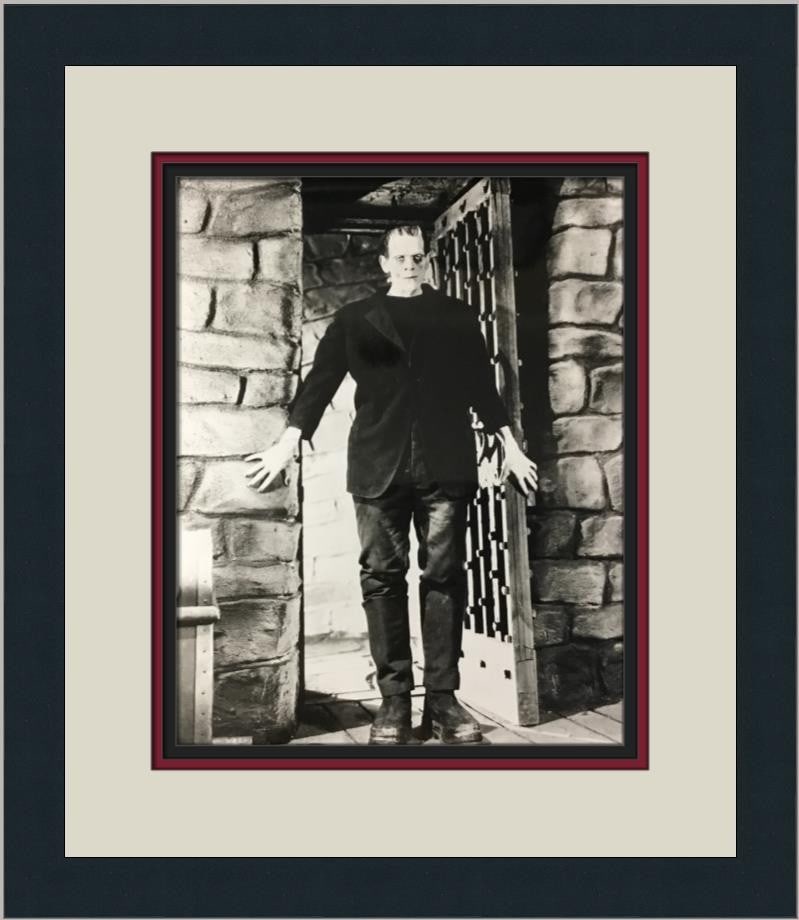 Framed Boris Karloff Frankenstein reproduction photo 16 x 14 (1 of 2)
