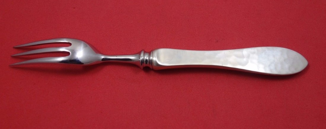 Porter Blanchard Sterling Silver Pointed Fruit Fork 6 3/4" (1 of 1)
