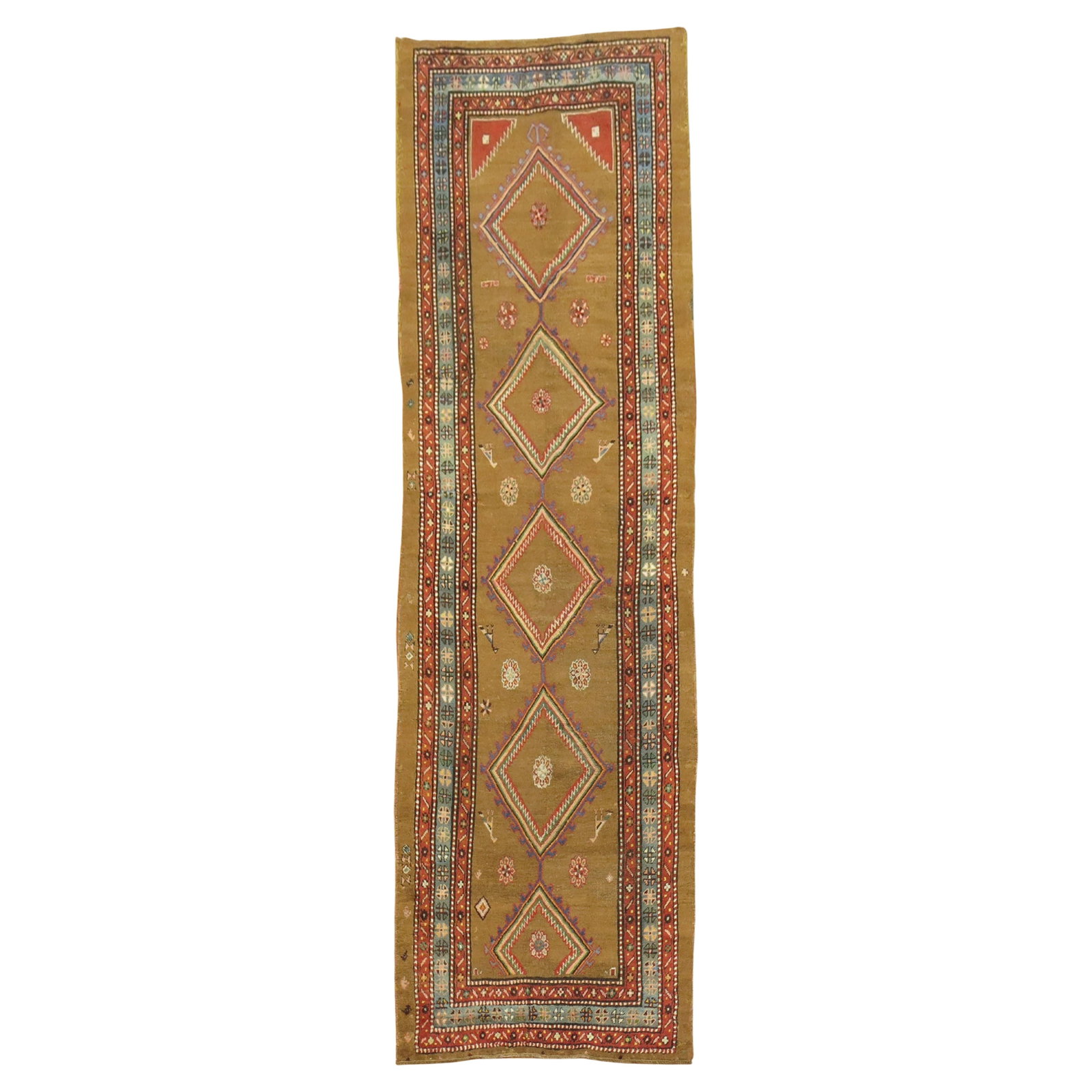 Late 19th Century Persian Wool Bakshaish Handwoven Tribal Runner Rug (1 of 13)