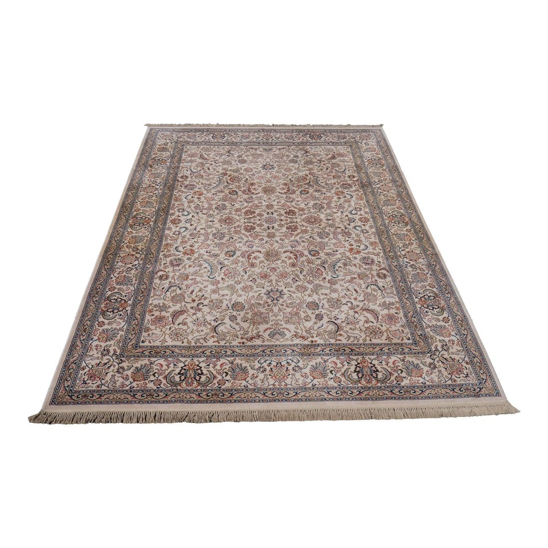 Karastan 10x14 Room Size Rug Oriental Style Textile: Karastan 10x14 Room Size Rug Oriental Style Textile Pre-owned Karastan Oriental style room size rug with a creme background, vibrant colors and pattern, and a consistent pile. It is described as appro