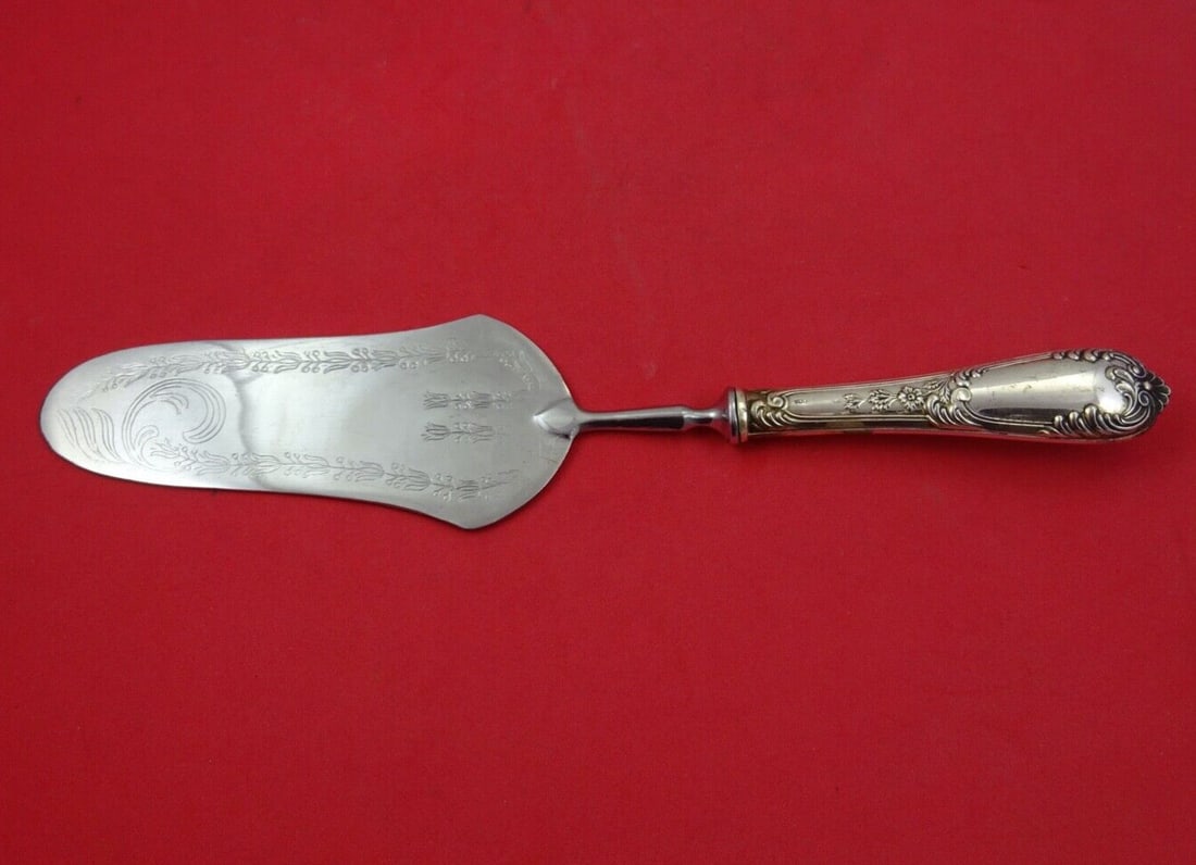 Bettini Verona Sterling Silver Cake Server 10 3/4 inch Brite-Cut (1 of 2)