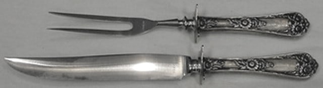 Wellesley International Sterling Silver 2pc Carving Set (1 of 1)