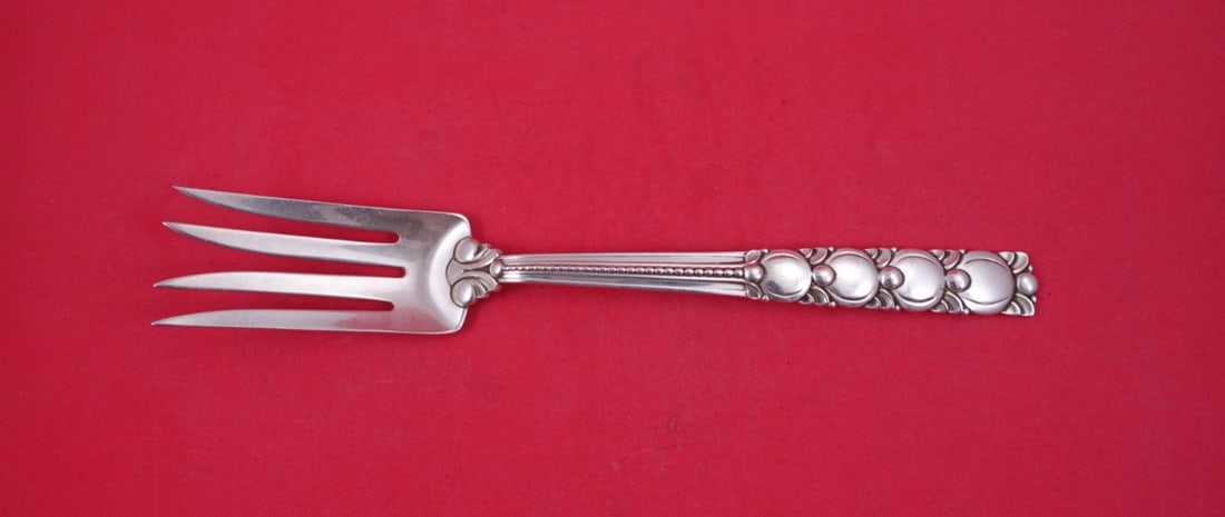 Tiffany Exposition Sterling Silver Large Cold Meat Fork 9 5 8 (1 of 2)