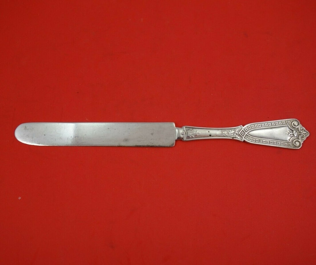 Whiting Ivy Sterling Silver Tea Knife with Face 8 1/8 (1 of 3)