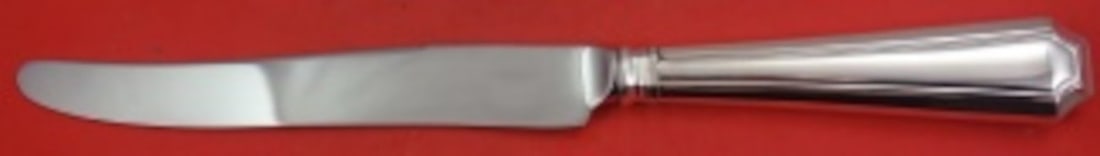 Sterling Silver New French Dinner Knife Fairfax Pattern by Durgin: Sterling Silver New French Dinner Knife Fairfax Pattern by Durgin This is a Fairfax pattern dinner knife by Durgin-Gorham, crafted with a sterling silver hollow handle and a stainless steel blade. The