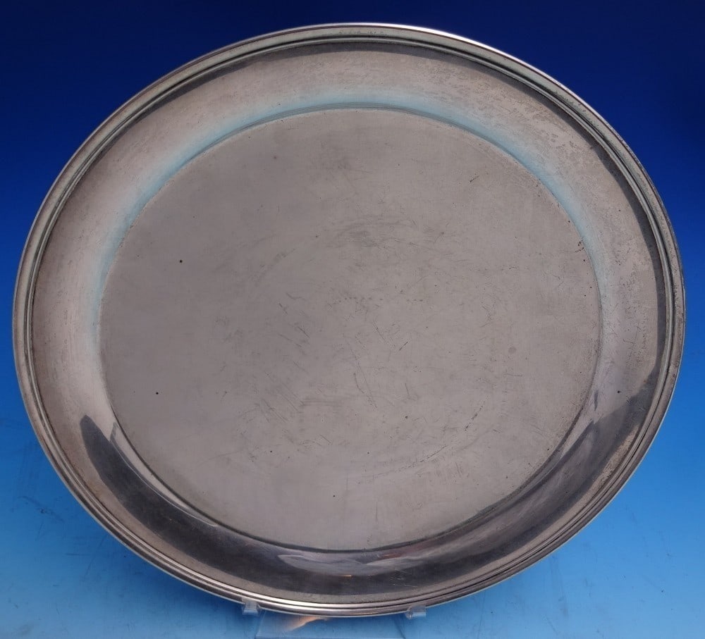 Sterling Silver Windham Pattern Tray by Tiffany Serving Piece 10 3/4 Inch (1 of 4)